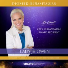 lady JB Owen - Be great award-628ccbec